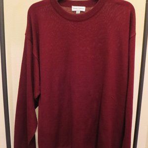 New Paolo Valenzi Men's Wool Blend Knit Sweater Pullover Jumper Sz XL